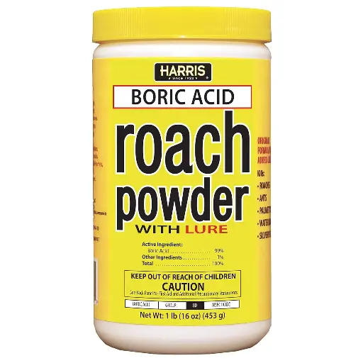 [252551] Harris Boric Acid Roach Killer Powder with Lure, 16oz 