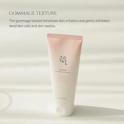 [67542] Beauty of Joseon Apricot Blossom Peeling Gel Soft Exfoliating Face and Body Scrub Dead Skin Cells Remover for All Skin Types, Korean Skincare for Men Women, 100ml, 3.38 fl.oz 