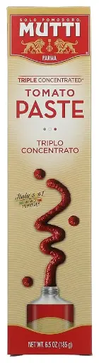[784768567] Mutti Triple Concentrated Tomato Paste, No Additives or Preservatives, Vegan, Gluten Free & Non-GMO, 6.5 Oz (Pack of 12) 