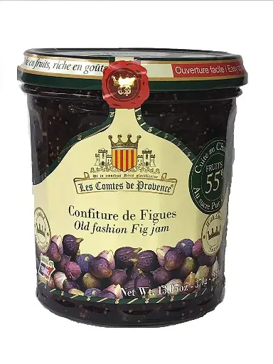 [222228] Les Comtes de Provence Imported From Provence France Old Fashion Jams and Preserves (Fig Jam, 13.05 Oz)