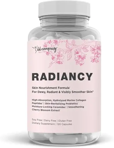 [65867987] BB Company Radiancy | Probiotics for Vaginal Dryness, pH Balance | Fights Itch, Odor | Anti-Aging | Hyaluronic Acid, Probiotics, Vitamin C, Marine Collagen | Packaging Vary | 120 Ct 