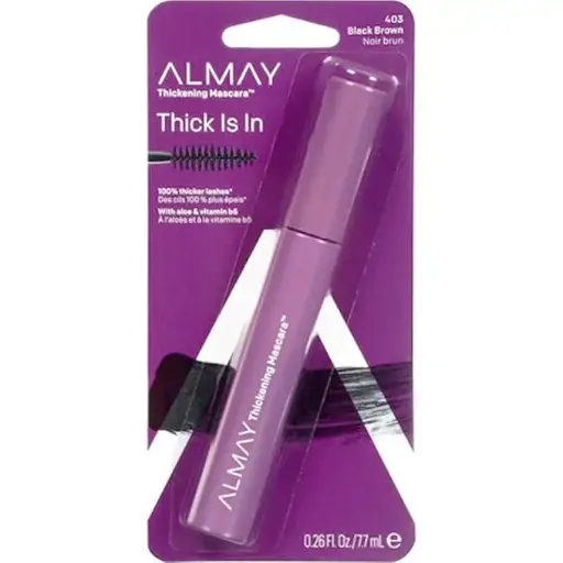 [5475687832] Almay Thickening Mascara, Black Brown [403] 0.26 oz (Pack of 3) 