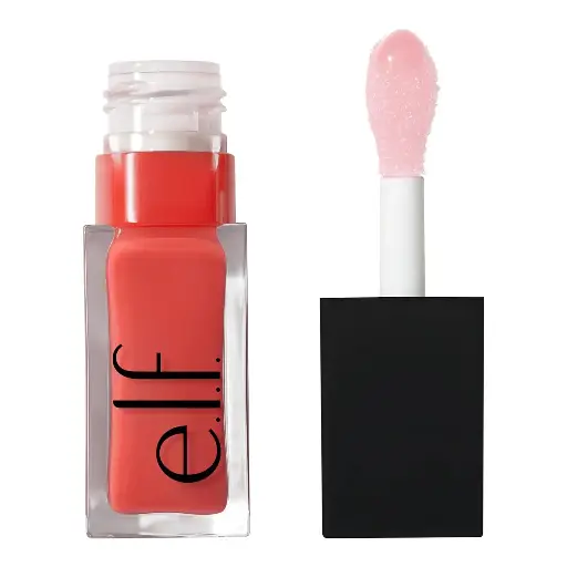 [252582] e.l.f. Glow Reviver Lip Oil, Nourishing Tinted Lip Oil For A High-shine Finish, Infused With Jojoba Oil, Vegan & Cruelty-free, Pink Quartz 