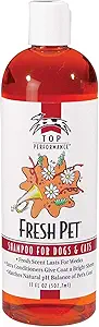 [656856453] Top Performance Fresh Pet Shampoo Prevents Mats and Tangles – Matches Natural pH Balance of Pet’s Coat and Skin, 17 Oz. 