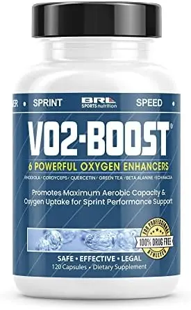 [6587987656] Natural Endurance and Oxygen Supplement to Help VO2 max w/Rhodiola Rosea, B12, and Alpha Lipoic Acid (120 Capsules) (30 Day Supply) 