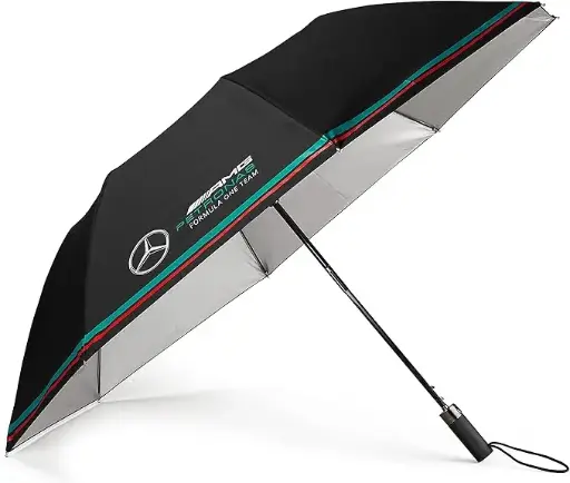 [6548587690] Mercedes AMG Petronas Formula One Team - Official Formula 1 Merchandise - Compact Umbrella - Black - One size 