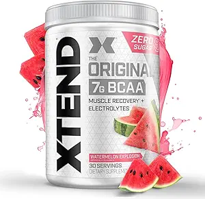 [656566567] Xtend XTEND Original BCAA Powder 7g BCAA and 2.5g L-Glutamine, Sugar Free Post Workout Muscle Recovery Drink with Amino Acids for Men & Women, 30 Servings 