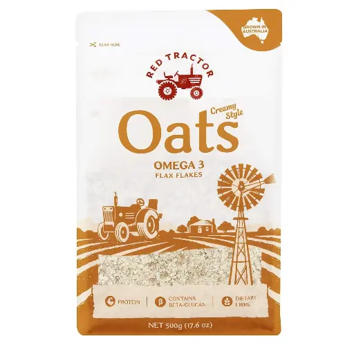[222266] Red Tractor Foods, Omega 3 Instant Oats, 500g 
