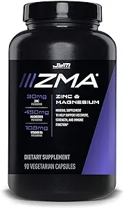 [546778934] ZMA JYM, Zinc & Magnesium Supplement - Zinc, Magnesium and Vitamin B6, YM Supplement Science, 90 Vegetarian Capsules 