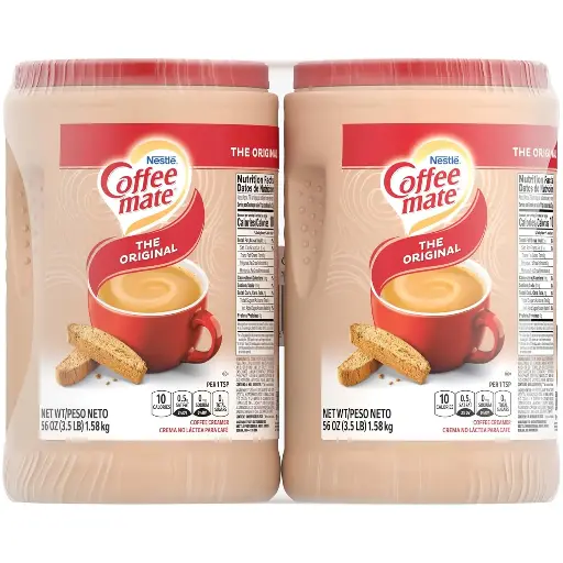 [252516] Nestle Coffee mate Coffee Creamer, Original, Non Dairy Powder Creamer, 56 oz Bulk Pack (Pack of 2) 