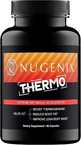 [5657876874] Nugenix Thermo - Thermogenic Fat Burner Supplement Pills for Men, Extreme Metabolic Accelerator, 60 Count 