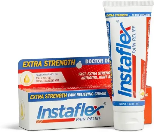 [34534894] Healthy Directions Instaflex Extra Strength Pain Relief Cream, with 2X The Pain-Fighting Ingredients, Rubs Out Your Toughest Muscle and Joint Pain (4 oz) 
