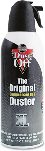 [2525124] Disposable Compressed Gas Duster, 10 oz - Pack of 2 