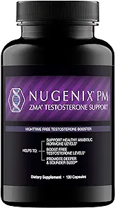 [45646091276] Nugenix PM ZMA - Nighttime Free Testosterone Booster and Sleep Support, 120 Count 