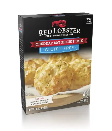[909054] Red Lobster Gluten Free Cheddar Bay Biscuit Mix, 11.36oz, Pack of 2 