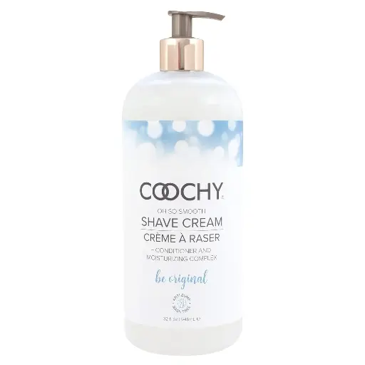 [909055] Coochy Intimate Shaving Cream | Shave Conditioner & Moisturizer for Face & Body | Ideal for Sensitive Skin Care, Anti-Bump | Be Original, 32 oz 