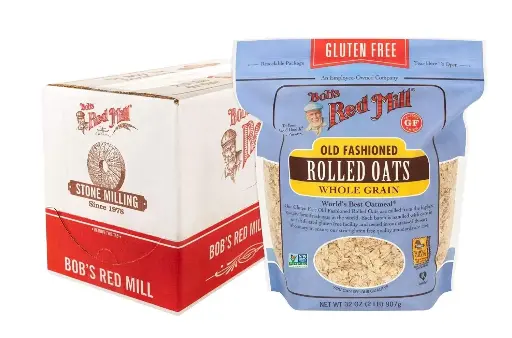 [2525138] Bob's Red Mill Old Fashioned Rolled Oats, Gluten Free, 32 Ounces (Pack Of 4) 