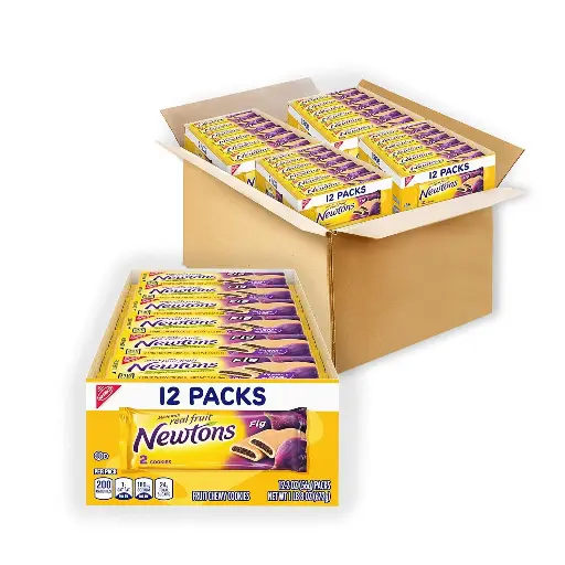 [2525141] Fig Newtons Soft & Fruit Chewy Fig Cookies, (Fig Bars), 48 Snack Packs (2 Cookies Per Pack, 4 Boxes) 
