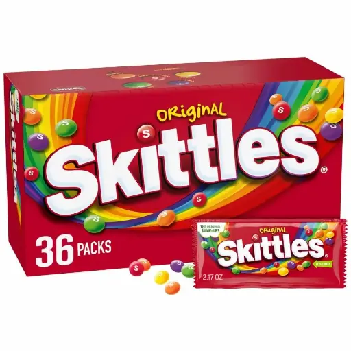 [2525143] SKITTLES Original Candy 2.17-Ounce 36 Individual Packs 