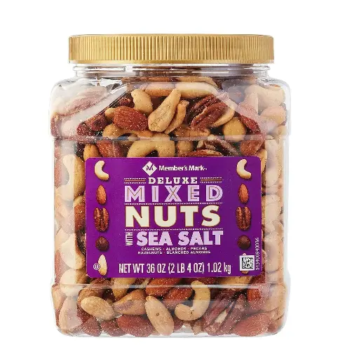 [2525149] Member's Mark Deluxe Roasted Mixed Nuts With Sea Salt (34 Oz.) 