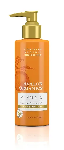 [333306] Avalon Organics Cleansing Gel with Vitamin C, 6 Oz 