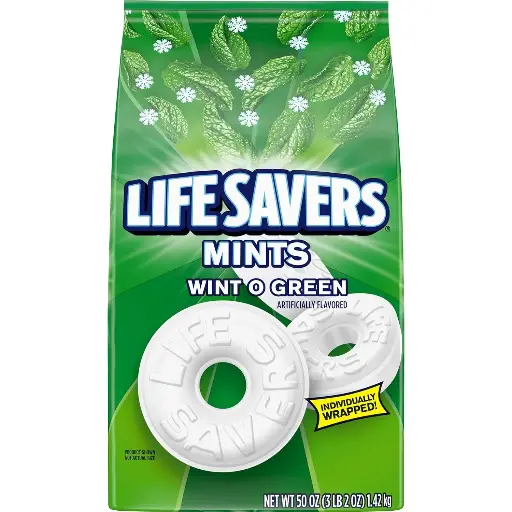 [2525172] Life Savers Mints Wint O Green 3 lbs Bag 