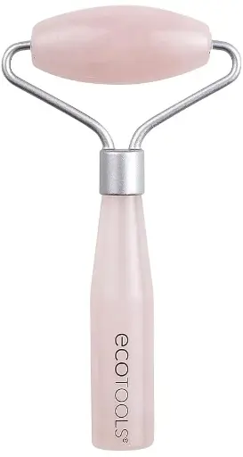 [35645632112] EcoTools Mini Rose Quartz Facial Roller with 100% Rose Quartz (Pack of 1) 