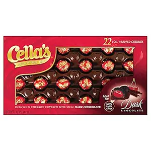 [5675090912] Cellas Dark Chocolate Covered Cherries 22 Count, 11 Ounce 