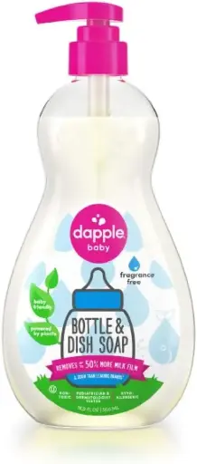 [909081] Dapple Baby Bottle & Dish Liquid ,16.9 Fl Oz (Pack of 2) 