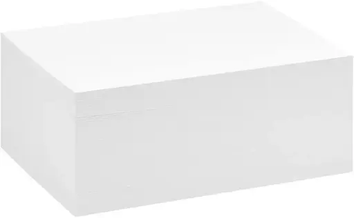 [252502] White Cardstock Thick Paper - Blank Heavy Weight 110 lb Cover Card Stock - 100 Pack (5.5x8.5, Inches) 