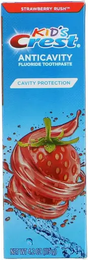 [43564789099] Crest Toothpaste 4.2 Ounce Kids Strawberry Rush (Pack of 2) 