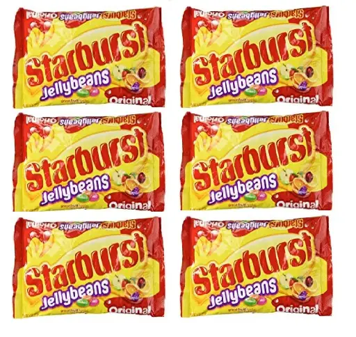 [54357567894] Starburst Original Jelly Bean Bag, 14-Ounce (Pack of 6) 