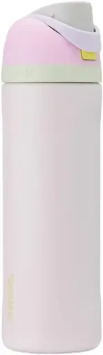 [9090110] Owala Flip Insulated Stainless Steel Water Bottle with Straw for Sports and Travel, BPA-Free, 24-Ounce, Candy Coated 