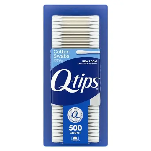 [5436476584] Q-tips Cotton Swabs For Hygiene and Beauty Care Original Cotton Swab Made With 100% Cotton 500 Count 