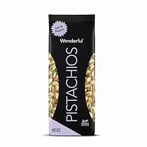 [4353457682] Wonderful Pistachios In Shell, Salt & Pepper Flavored Nuts, 48 Ounce Bag, Protein Snacks, Gluten Free, Healthy Snacks for Adults 