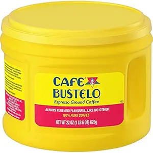 [43345478990] Cafe Bstelo Cafe Bustelo 22oz Plastic Jug Espresso Ground Coffee, Dark Roast 