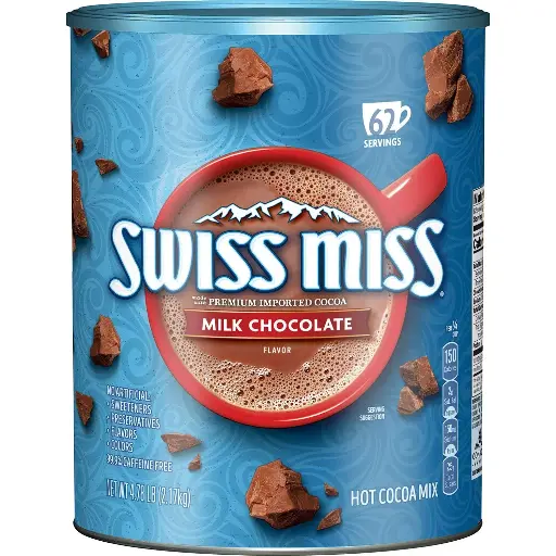 [43546546335] Swiss Miss Milk Chocolate Hot Cocoa Mix Canister (76.5 Ounce) (Pack of 2) 