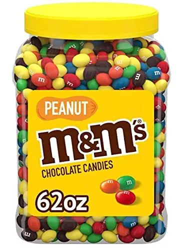 [3453453345] Holiday M&Ms, Peanut 3.87 Pound 62.0 Ounce, 1-Pack 