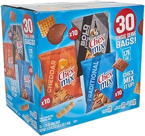 [56456354890] Chex Mix Classics Snack Mix, 1.75 Ounce (Pack of 30) 