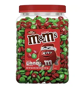 [4453344453] M&M's Chocolate Candies Christmas Edition Pantry-Size, 62 Ounces 