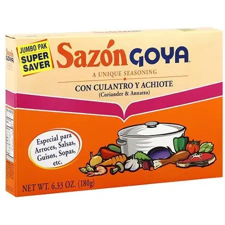 [5667574237] Goya Sazon With Coriander & Annatto, 6.33 oz Sazon con Culantro y Achiote (1 pack) 
