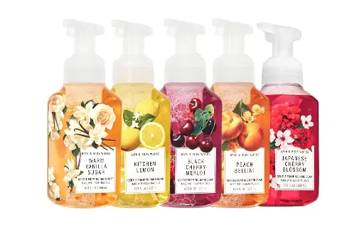 [9090138] Bath and Body Works FRESH AND BRIGHT Hand Soaps - Set of 5 Gentle Foaming Soaps 