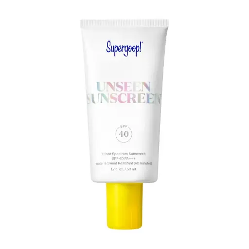 [909016] Supergoop! Unseen Sunscreen - SPF 40-1.7 fl oz - Invisible, Broad Spectrum Face Sunscreen - Weightless, Scentless, and Oil Free - For All Skin Types and Skin Tones 