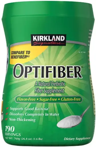 [45465756734] Kirkland Signature OPTIFIBER, 25.6 Ounces 190 Servings (2 Pack) 