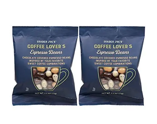 [435562565674] Trader Joe's Coffee Lover's Chocolate-Covered Assorted Espresso Beans: 2 Pack (5 oz) 