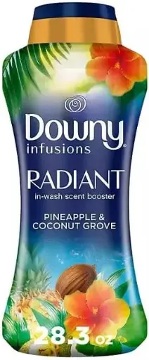 [34534576898] Downy Infusions Radiant In-Wash Scent Booster Beads, Pineapple & Coconut Grove, 28.3 oz 