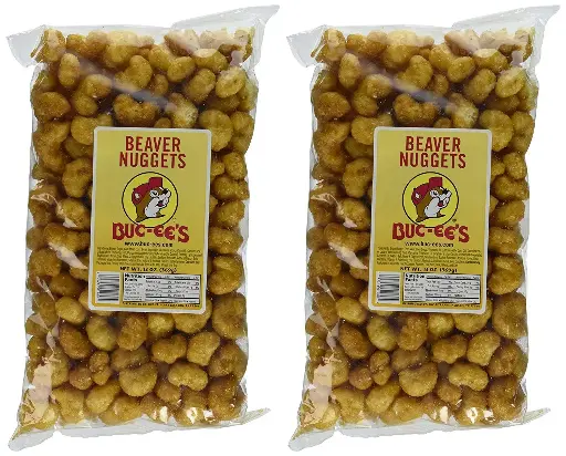 [9090144] Buc-ee's Famous Beaver Nuggets Sweet Corn Puff Snacks, 13 Ounces (Pack of Two 13 Ounce Bags - 26 Ounces Total)) 