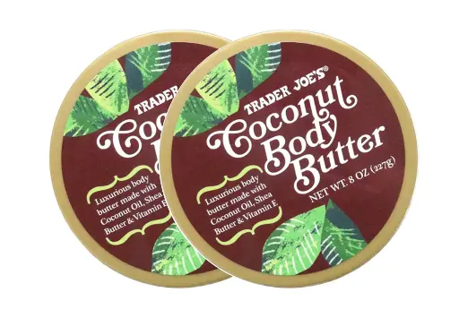 [43545676890] Trader Joe's Coconut Body Butter, 8 Ounce (Pack of 2) 