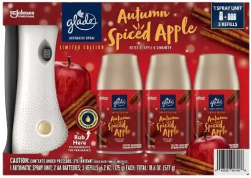 [3463567323] Glade Automatic Spray 1+3 Fall Kit (Apple of My Pie) Plus 3 Refills 