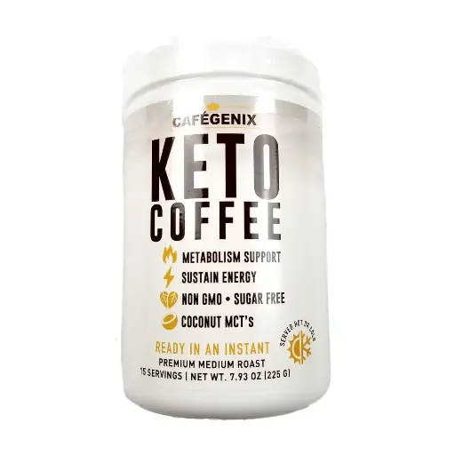 [9090153] Cafegenix KETO COFFEE Bullet-Proof Instant Coffee 